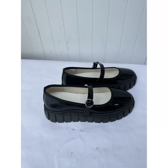 Repetto Platform Mary Janes Black Patent Leather 37 6 NEW - Picture 3 of 5